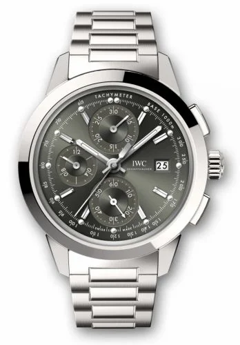 IWC Ingenieur Chronograph Custom Stainless Steel / Green-Rhodium / Bracelet IW3808-BR (IW3808BR)